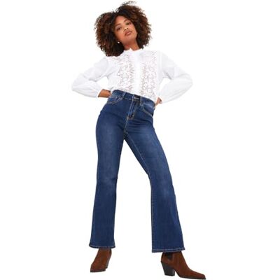 Joe Browns Women's Essentials Western Bootcut Flared Jeans, Blue, 16R Joe Browns Women's Essentials Western Bootcut Flared Jeans, Blue, 16R
