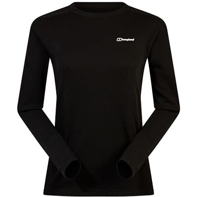 Berghaus Women's Ivyhill Crew Long Sleeve T-Shirt, Black/Black, 12 Berghaus Women's Ivyhill Crew Long Sleeve T-Shirt, Black/Black, 12