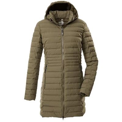 G.I.G.A. DX GW 77 WMN QLTD PRK_Bacarya Women's Quilted Parka/Functional Parka in Down Look with Zip-Off Hood Mud, 46, 43685-000 G.I.G.A. DX GW 77 WMN QLTD PRK_Bacarya Women's Quilted Parka/Functional Parka in Down Look with Zip-Off Hood Mud, 46, 43685-000