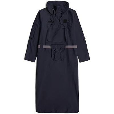 G-STAR RAW Anorak Tunic Dress LS, Blue (Rinsed D26498-d822-082), S G-STAR RAW Anorak Tunic Dress LS, Blue (Rinsed D26498-d822-082), S