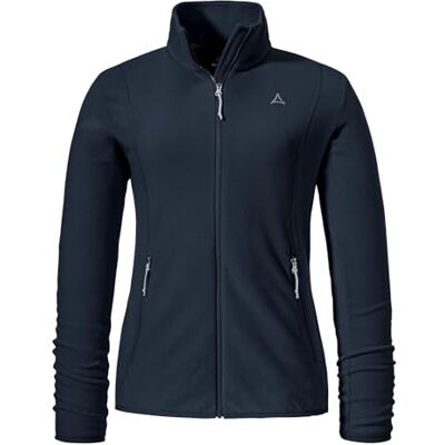 Schöffel Women's Fleece Jk Style Ash WMS Jacket, Blazer Navy, 42 Schöffel Women's Fleece Jk Style Ash WMS Jacket, Blazer Navy, 42