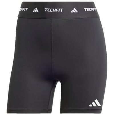 adidas Women's Techfit Bike Short Leggings, Black, XS adidas Women's Techfit Bike Short Leggings, Black, XS