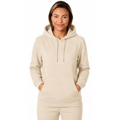 Light & Shade Women’s Fleece Pullover Hoodie with Pocket Soft Hooded Sweatshirt with Drawstring Casual Lounge & Gym Wear (Sand, S) Light & Shade Women’s Fleece Pullover Hoodie with Pocket Soft Hooded Sweatshirt with Drawstring Casual Lounge & Gym Wear (Sand, S)
