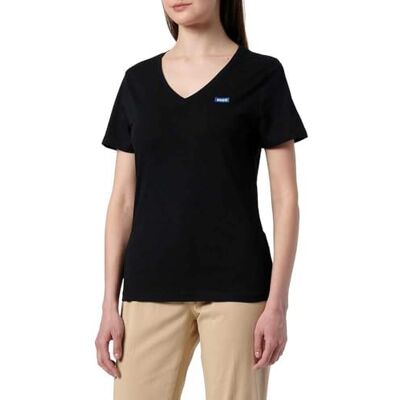 Hugo Boss Women's Classic V_B 10258021 01 T_Shirt, Black001, Hugo Boss Women's Classic V_B 10258021 01 T_Shirt, Black001,