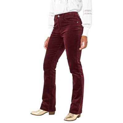 Joe Browns Women's Bootcut Stretch Moleskin Trousers, Regular, Purple, UK 12 Joe Browns Women's Bootcut Stretch Moleskin Trousers, Regular, Purple, UK 12