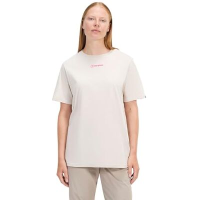 Berghaus Women's Mount Botany T-Shirt 100% Cotton Non-Technical T-Shirt, Stone, 10 Berghaus Women's Mount Botany T-Shirt 100% Cotton Non-Technical T-Shirt, Stone, 10