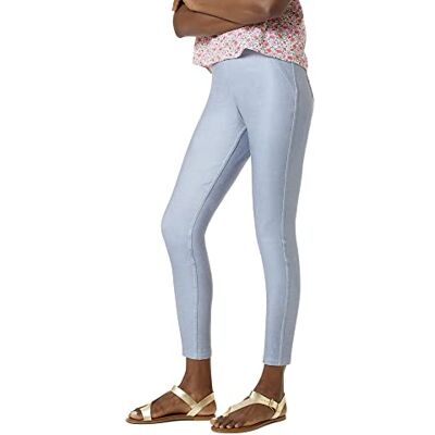 HUE Reversible Denim Skimmer Legging Chambray / White XL HUE Reversible Denim Skimmer Legging Chambray / White XL