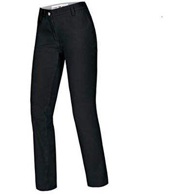 BP 1734-686-32/20l, Women's chinos, Stretch fabric 230,00 g/m², fabric blend with stretch, Color black, Size 20l BP 1734-686-32/20l, Women's chinos, Stretch fabric 230,00 g/m², fabric blend with stretch, Color black, Size 20l