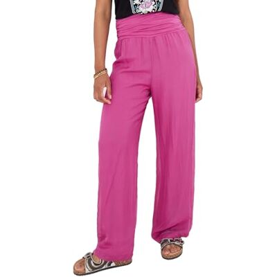 Joe Browns Women's Breezy Relaxed Fit Beach Trousers Casual Pants, Pink, 12 Joe Browns Women's Breezy Relaxed Fit Beach Trousers Casual Pants, Pink, 12