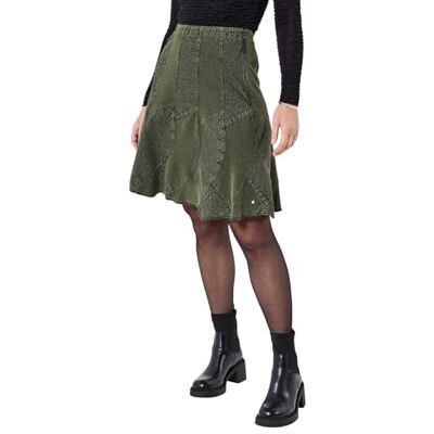 Joe Browns Women's Cutabout Denim Knee Length Skirt, Regular, Green, UK 10 Joe Browns Women's Cutabout Denim Knee Length Skirt, Regular, Green, UK 10