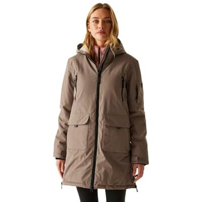 Regatta Womens Gwynn Waterproof Jacket Breathable Insulated Long Winter Coat Regatta Womens Gwynn Waterproof Jacket Breathable Insulated Long Winter Coat