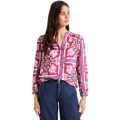 Street One Women's A344657 Print Tunic Blouse, Magnolia Pink, 8 Street One Women's A344657 Print Tunic Blouse, Magnolia Pink, 8