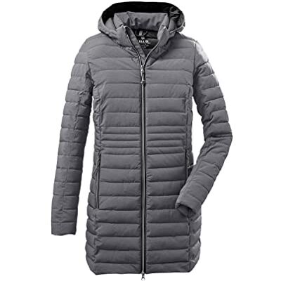 G.I.G.A. DX Bacarya 34275-000 Women's Casual Functional Parka in Down Look with Zip-Off Hood, Grey, EU 34 / UK 6 G.I.G.A. DX Bacarya 34275-000 Women's Casual Functional Parka in Down Look with Zip-Off Hood, Grey, EU 34 / UK 6