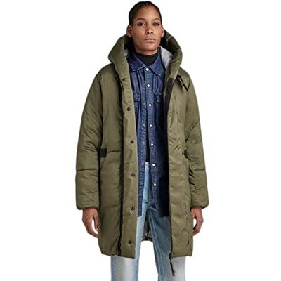 G-STAR Women's G Whistler Padded Parka , Green (shadow olive D22168-D199-B230), XL G-STAR Women's G Whistler Padded Parka , Green (shadow olive D22168-D199-B230), XL