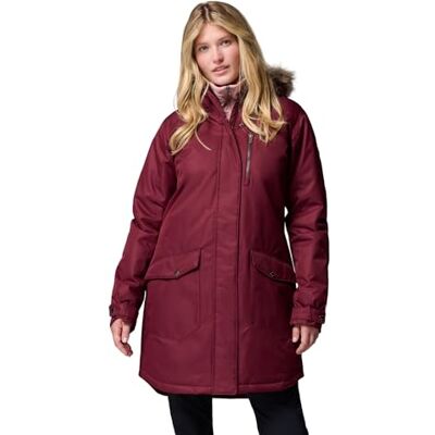 Columbia Women's Suttle Mountain Long Insulated Jacket, Winter Jacket, Rich Wine, XS Columbia Women's Suttle Mountain Long Insulated Jacket, Winter Jacket, Rich Wine, XS