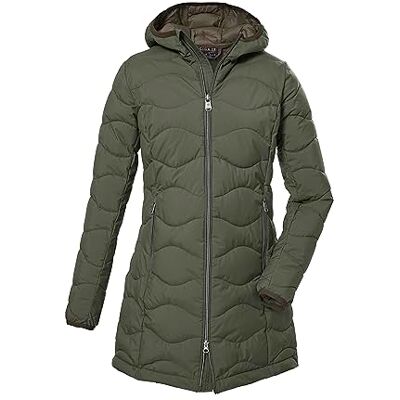 G.I.G.A. DX GW 20 WMN QLTD PRK Women's Quilted Parka with Hood/Functional Parka in Down Look, Olive, 46, 39844-000 G.I.G.A. DX GW 20 WMN QLTD PRK Women's Quilted Parka with Hood/Functional Parka in Down Look, Olive, 46, 39844-000