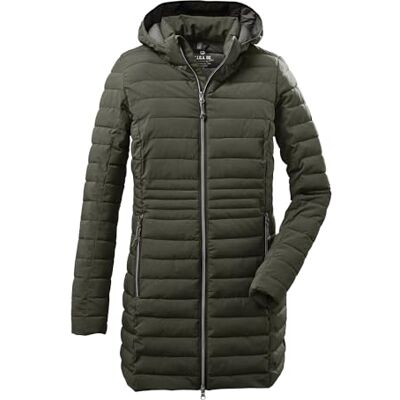 G.I.G.A. DX Women's Bacarya Casual Functional Parka in Down Look with Zip-Off Hood, Olive, EU 42 G.I.G.A. DX Women's Bacarya Casual Functional Parka in Down Look with Zip-Off Hood, Olive, EU 42