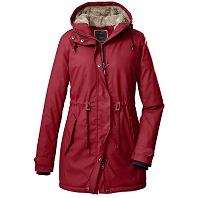 G.I.G.A. DX GIGEQ 38937-000 Women's Casual PU Functional Parka with Hood GW 53 WMN JCKT, Deep Red, 36 G.I.G.A. DX GIGEQ 38937-000 Women's Casual PU Functional Parka with Hood GW 53 WMN JCKT, Deep Red, 36