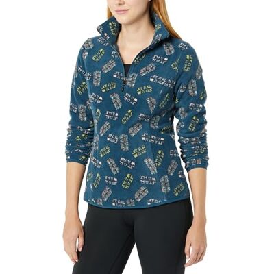 Amazon Essentials Disney Marvel Star Wars Princess Women's Polar Fleece Quarter-Zip Mock Jackets, Star Wars Logo, XXL Amazon Essentials Disney Marvel Star Wars Princess Women's Polar Fleece Quarter-Zip Mock Jackets, Star Wars Logo, XXL