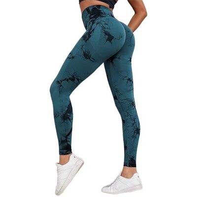 EULLA Women's Leggings Leggings, 9# Schwarz und grün, EULLA Women's Leggings Leggings, 9# Schwarz und grün,