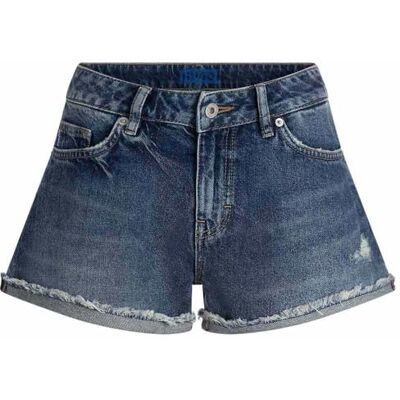 Hugo Boss Women's Denim Shorts, Medium Blue 428, 28 Hugo Boss Women's Denim Shorts, Medium Blue 428, 28