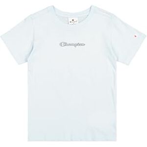 Champion Boy's Legacy Boy Graphic Crewneck T-Shirt with Large Logo, Blue (BS187), L Champion Boy's Legacy Boy Graphic Crewneck T-Shirt with Large Logo, Blue (BS187), L