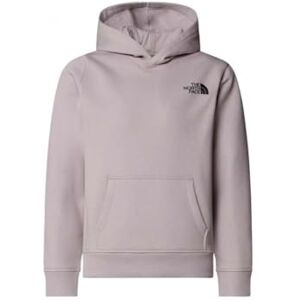 The North Face Kids Box Nse Regular Hooded Sweatshirt, Moonstone Grey, 6 Years The North Face Kids Box Nse Regular Hooded Sweatshirt, Moonstone Grey, 6 Years