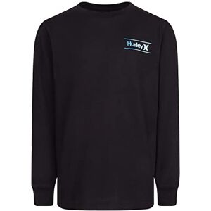 Hurley Boy's Hrlb One & Only Slash L/S Tee T-Shirt, Black, 8 Years Hurley Boy's Hrlb One & Only Slash L/S Tee T-Shirt, Black, 8 Years