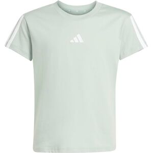 adidas Girl's Essentials T-Shirt, Wonder Sage/White, 13-14 Years adidas Girl's Essentials T-Shirt, Wonder Sage/White, 13-14 Years