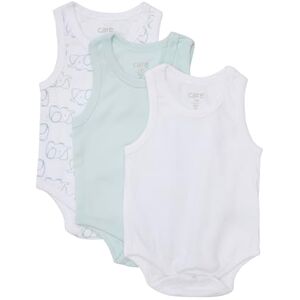 Care+ Body Baby Ärmellos, 3er Pack Lightblue (700), 56 Care+ Body Baby Ärmellos, 3er Pack Lightblue (700), 56