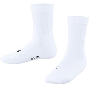 FALKE Unisex Kids Dynamic K So Cotton Patterned 1 Pair Socks, White 2000, 3-5 FALKE Unisex Kids Dynamic K So Cotton Patterned 1 Pair Socks, White 2000, 3-5