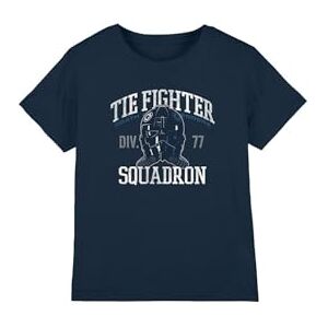Star Wars Tie Fighter Squadron Unisex Kids T Shirt, Navy, 7-8 Years Star Wars Tie Fighter Squadron Unisex Kids T Shirt, Navy, 7-8 Years