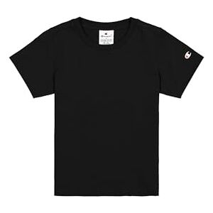Champion Girl's Legacy Graphic Crewneck T-Shirt, Black (KK001), 15-16 Years Champion Girl's Legacy Graphic Crewneck T-Shirt, Black (KK001), 15-16 Years