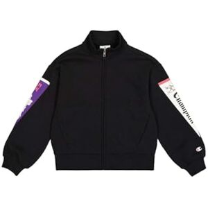Champion Girl's Legacy Graphic Shop G (405024) -Ultra-Light Soft Compact Powerblend Fleece Full-Zip Hoodie, Black (KK001), 7-8 Years Champion Girl's Legacy Graphic Shop G (405024) -Ultra-Light Soft Compact Powerblend Fleece Full-Zip Hoodie, Black (KK001), 7-8 Years