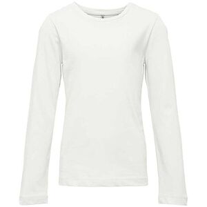 KIDS ONLY ONLY Girl's Kognew L/S Tee JRS Noos Longsleeve T-Shirt, Cloud Dancer, 146 cm/152 cm KIDS ONLY ONLY Girl's Kognew L/S Tee JRS Noos Longsleeve T-Shirt, Cloud Dancer, 146 cm/152 cm