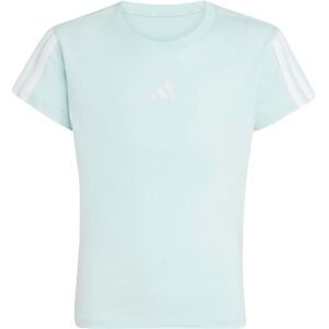 adidas Girl's Essentials T-Shirt, Halo Mint/White, 7-8 Years adidas Girl's Essentials T-Shirt, Halo Mint/White, 7-8 Years