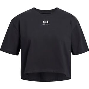 Under Armour Girls' Rival Short Sleeve, Soft and Comfortable Girls' T-Shirt, Fast-Drying Sports Top for Training, PE and Athletics,Black / / White,YLG Under Armour Girls' Rival Short Sleeve, Soft and Comfortable Girls' T-Shirt, Fast-Drying Sports Top for Training, PE and Athletics,Black / / White,YLG