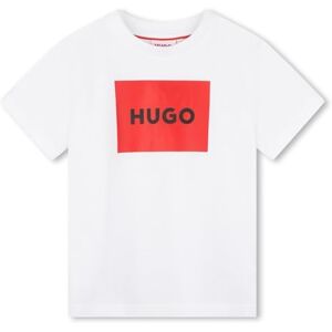 Hugo Boss Kids Cotton Large Box Logo T-Shirt Juniors White 10 Years Hugo Boss Kids Cotton Large Box Logo T-Shirt Juniors White 10 Years