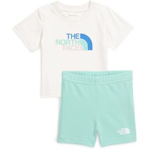 The North Face Babies Cotton Summer Set, White Dune/Bright Foam, 6 Months The North Face Babies Cotton Summer Set, White Dune/Bright Foam, 6 Months