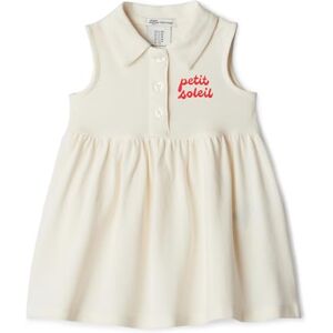 Amazon Essentials x Sofia Grainge Baby Girls' Cotton Pique Sleeveless Dress, Ivory Red Petit Soleil, 18 Months Amazon Essentials x Sofia Grainge Baby Girls' Cotton Pique Sleeveless Dress, Ivory Red Petit Soleil, 18 Months