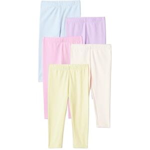 Amazon Essentials Girls' Leggings, Pastels, 3T Amazon Essentials Girls' Leggings, Pastels, 3T