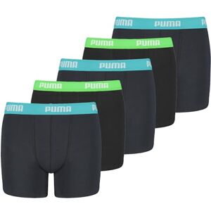 Puma boys Basic Boxer 5 Pack Ecom Boxer shorts, india ink/turquoise, 158-164 Puma boys Basic Boxer 5 Pack Ecom Boxer shorts, india ink/turquoise, 158-164