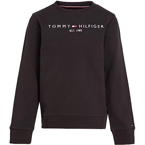 Tommy Hilfiger Kids’ Unisex Essential Sweatshirt without Hood, Black (Black), 4 Years Tommy Hilfiger Kids’ Unisex Essential Sweatshirt without Hood, Black (Black), 4 Years
