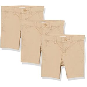 Amazon Essentials Girls' School Uniform Shorts for Kids, Pack of 3, Khaki Brown, 6 Years Amazon Essentials Girls' School Uniform Shorts for Kids, Pack of 3, Khaki Brown, 6 Years