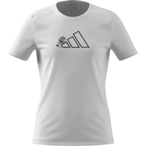 adidas Girl's Junior Girls Animal Print Graphic TEE, White/Black, 7-8 Years adidas Girl's Junior Girls Animal Print Graphic TEE, White/Black, 7-8 Years