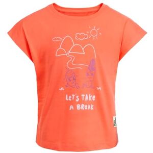 Jack Wolfskin Girl's Take A Break T G T-Shirt, Digital Orange, 18-24 Months Jack Wolfskin Girl's Take A Break T G T-Shirt, Digital Orange, 18-24 Months