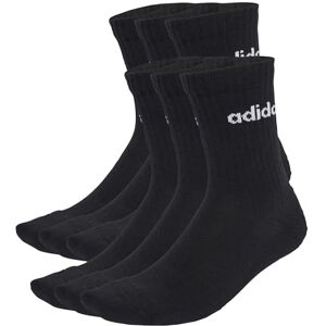 adidas Linear Crew Socks Cushioned Socks 6 Pair Pack adidas Linear Crew Socks Cushioned Socks 6 Pair Pack
