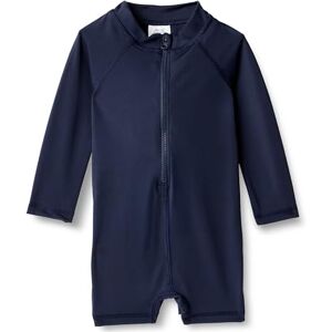 Amazon Essentials Baby Boys' Long-Sleeve One-Piece Rashguard, Navy, 18 Months Amazon Essentials Baby Boys' Long-Sleeve One-Piece Rashguard, Navy, 18 Months