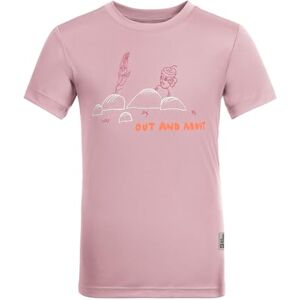 Jack Wolfskin Unisex Kid's Out and About T Shirt, Water Lily, 116 (EU) Jack Wolfskin Unisex Kid's Out and About T Shirt, Water Lily, 116 (EU)