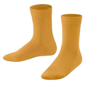 FALKE Unisex Kids Family K So Sustainable Cotton Plain 1 Pair Socks, Yellow Curcuma 1853, 9-11.5 FALKE Unisex Kids Family K So Sustainable Cotton Plain 1 Pair Socks, Yellow Curcuma 1853, 9-11.5